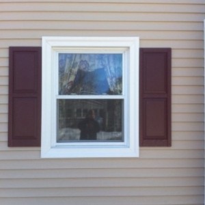 completed exterior siding project